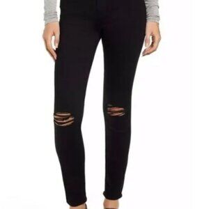 Paige Verdugo Ankle Skinny Jeans Twilight Destructed